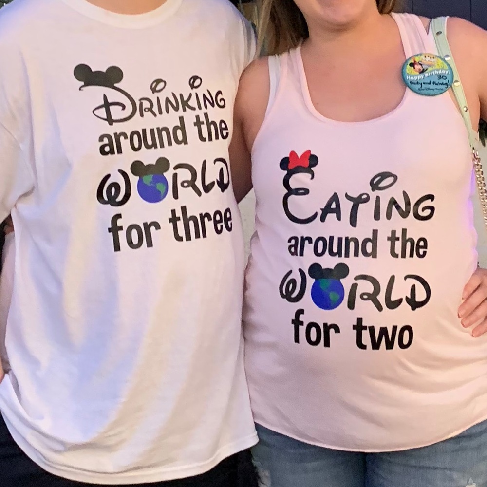 Disney Epcot Drinking Around the World t-shirt